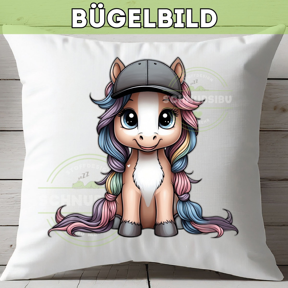 Bügelbild Cool Pony